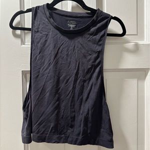 ATHLETA BLACK TANK WIDE ARM OPENING